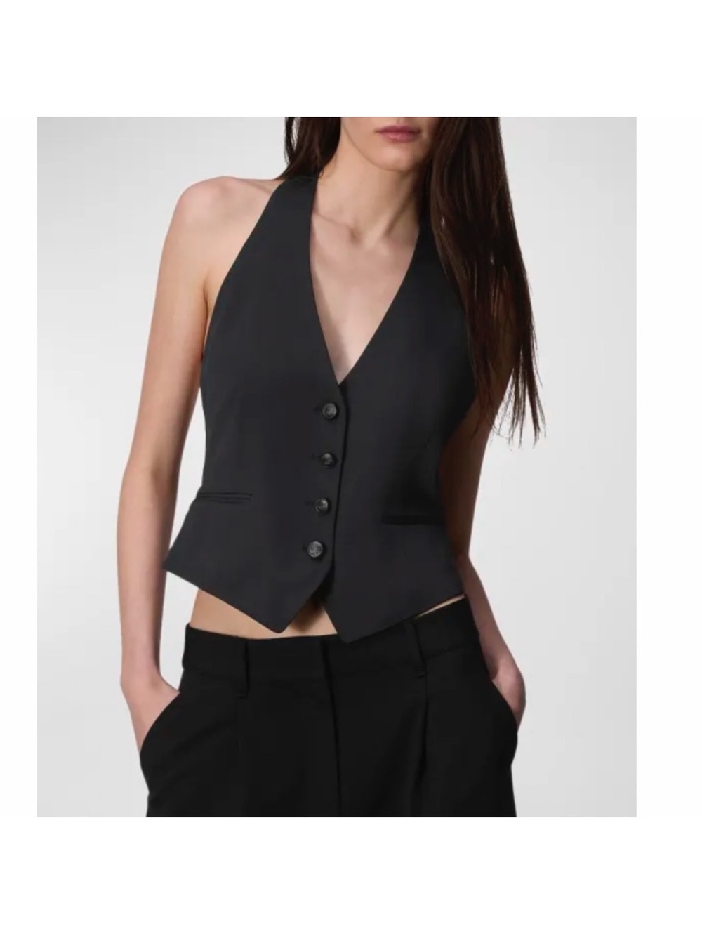 rag & bone Black Vest